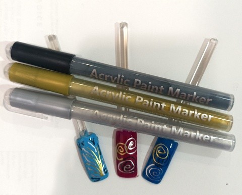 Set de lápices para decorar uñas