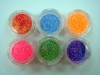 Set de 6 colores de purpurina para decorar las uñas