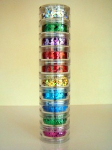 Set de 10 colores y formas para decorar las uñas