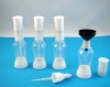 Set de botellas vacias más embudo para colocar esmalte
