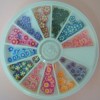 Flores de fimos para decorar uñas