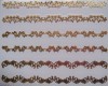 Tiras doradas para decorar las uñas naturales 