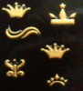 Pegatinas en Dorado para uñas