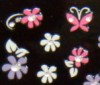 Pegatinas de flores y mariposas 