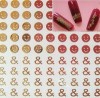 Pegatinas en Dorado para uñas