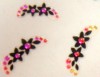 Pegatinas con piedras de colores 