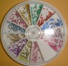 Piedras acrílicas para decorar uñas 12 colores