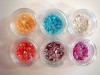 Decoraciones surtidas corazones estrellas para uñas