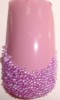 Manicura Caviar en Lila para uñas naturales 