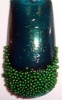 Uñas de Caviar Verde esmeralda