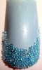 Uñas Caviar en Azul Claro 