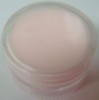 Decore con Polvo Acrílico Rosa Pastel las uñas