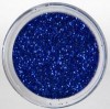 Purpurina para Decorar uñas en azul marino.