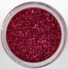 Purpurina para Decorar uñas en fucsia