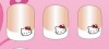 Manicura Francesa con Hello Kitty