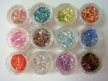 Set de mini lentejuelas y purpurina para decorar uñas